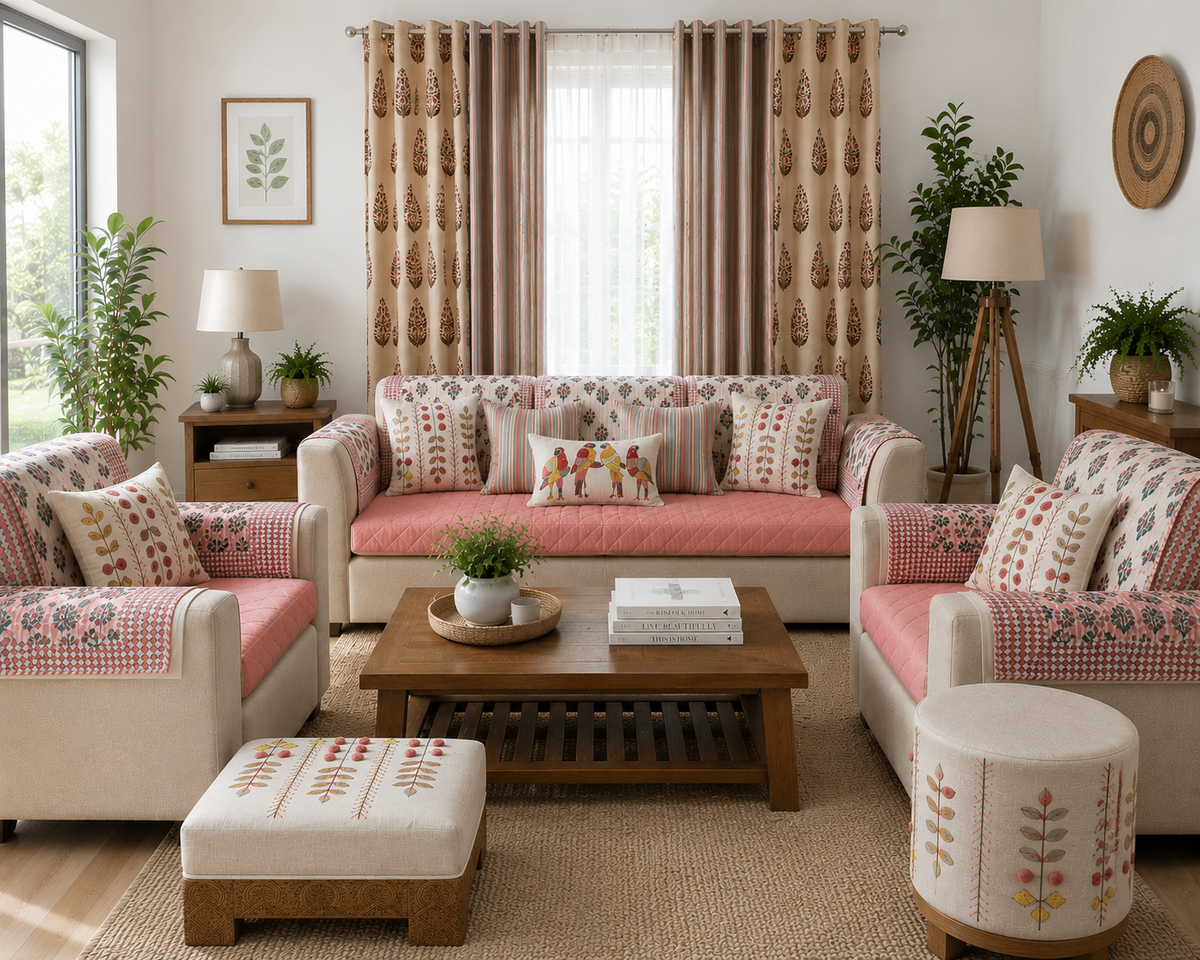 Roselle Sofa Cover Set