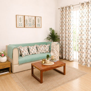 Coastal Bloom Living Room Setup