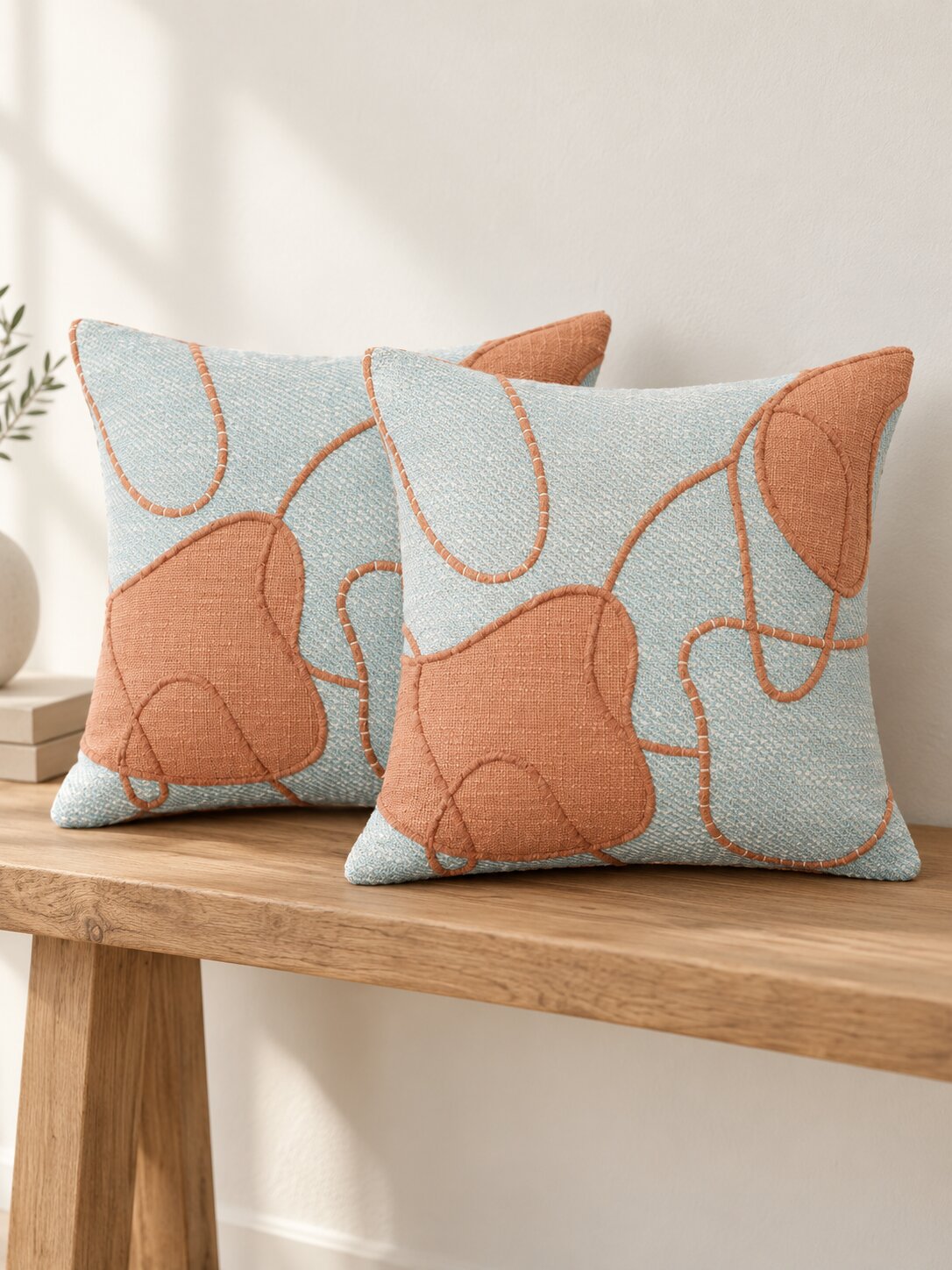 Riviera Cotton Cushion Cover - Set of 2