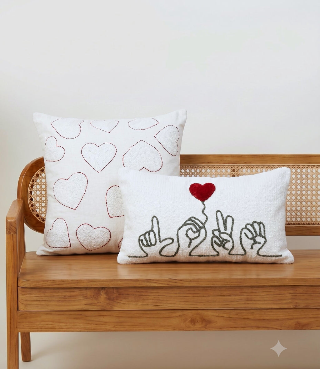 Sweetheart Cushion Cover – Set of 2