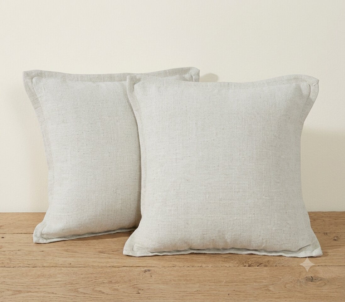 Ivory Retreat Cotton Cushion Cover – Set of 2