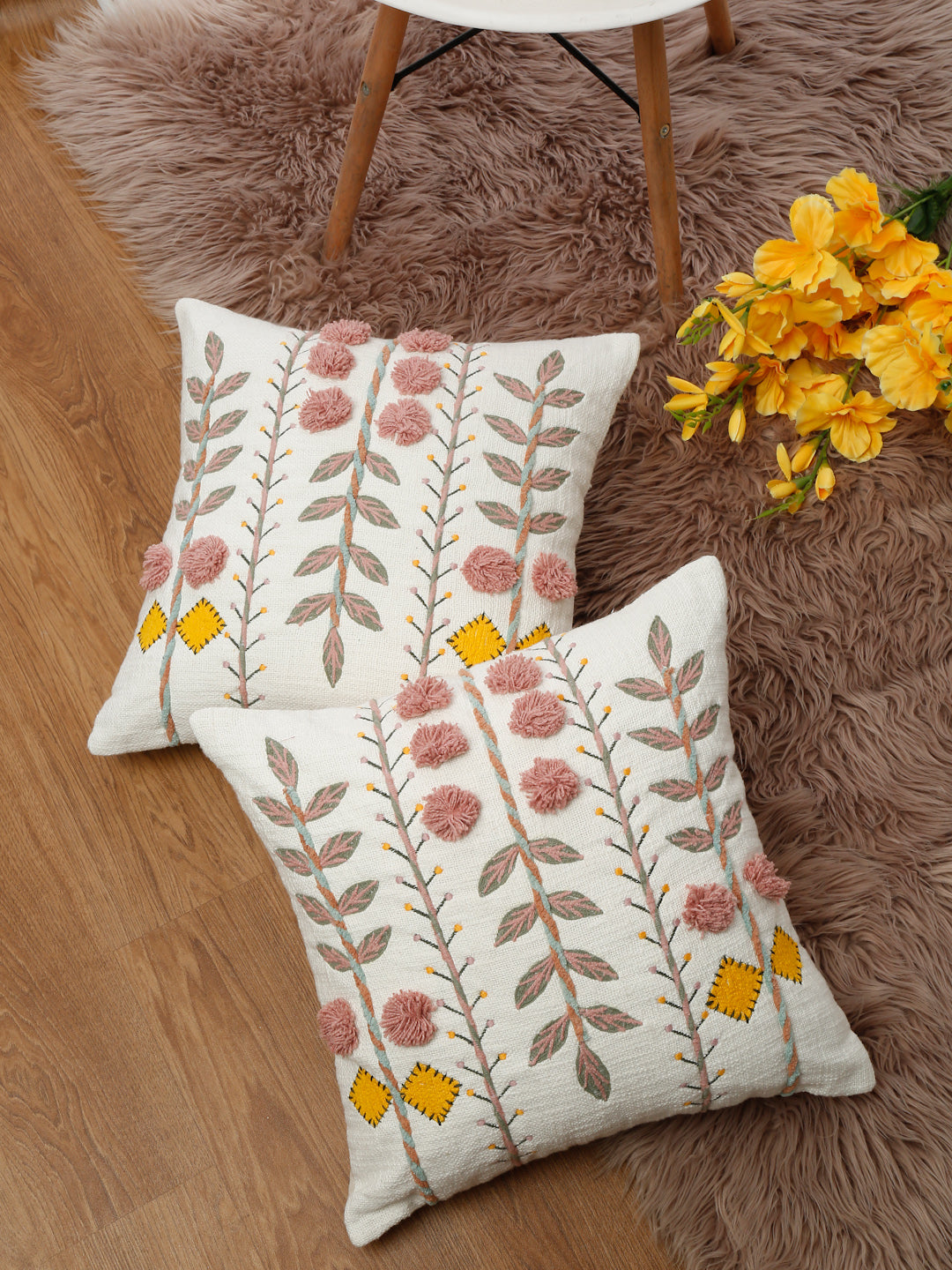 Roza Stitch Cushion Cover