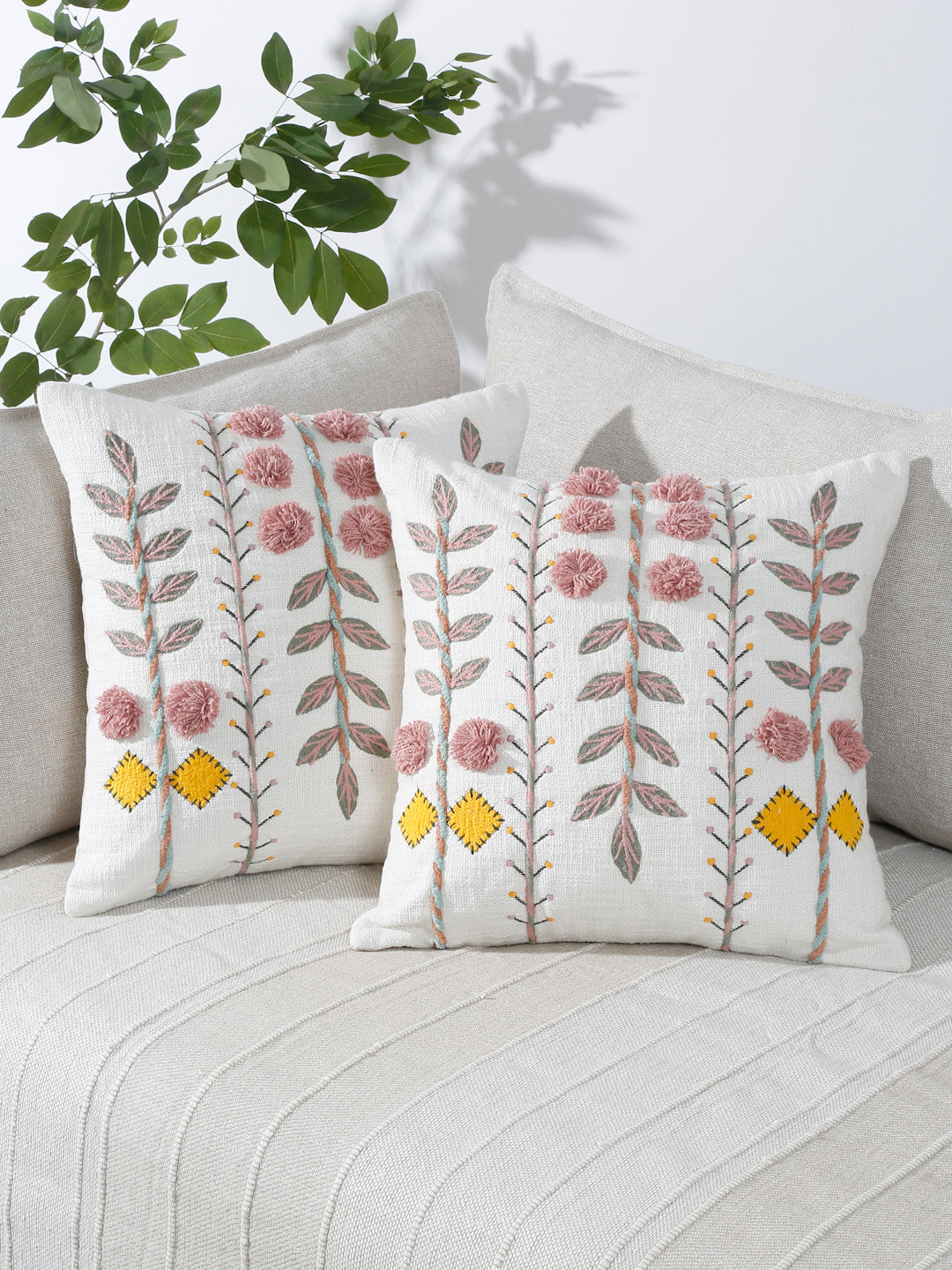 Roza Stitch Cushion Cover