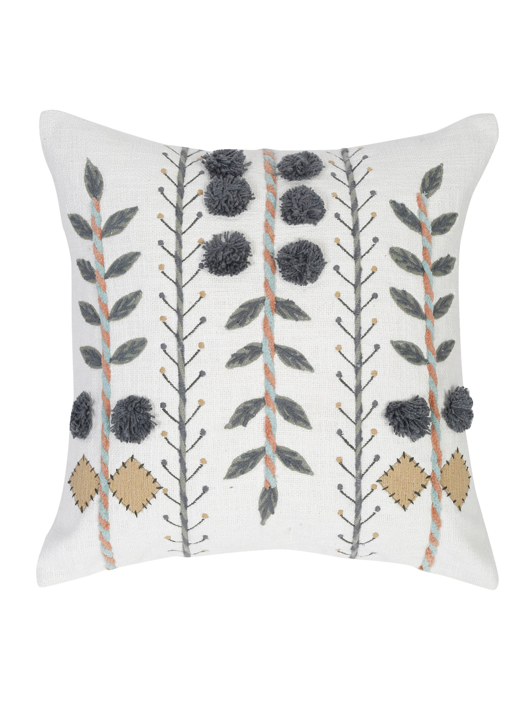 Serene PomPom Cushion Cover