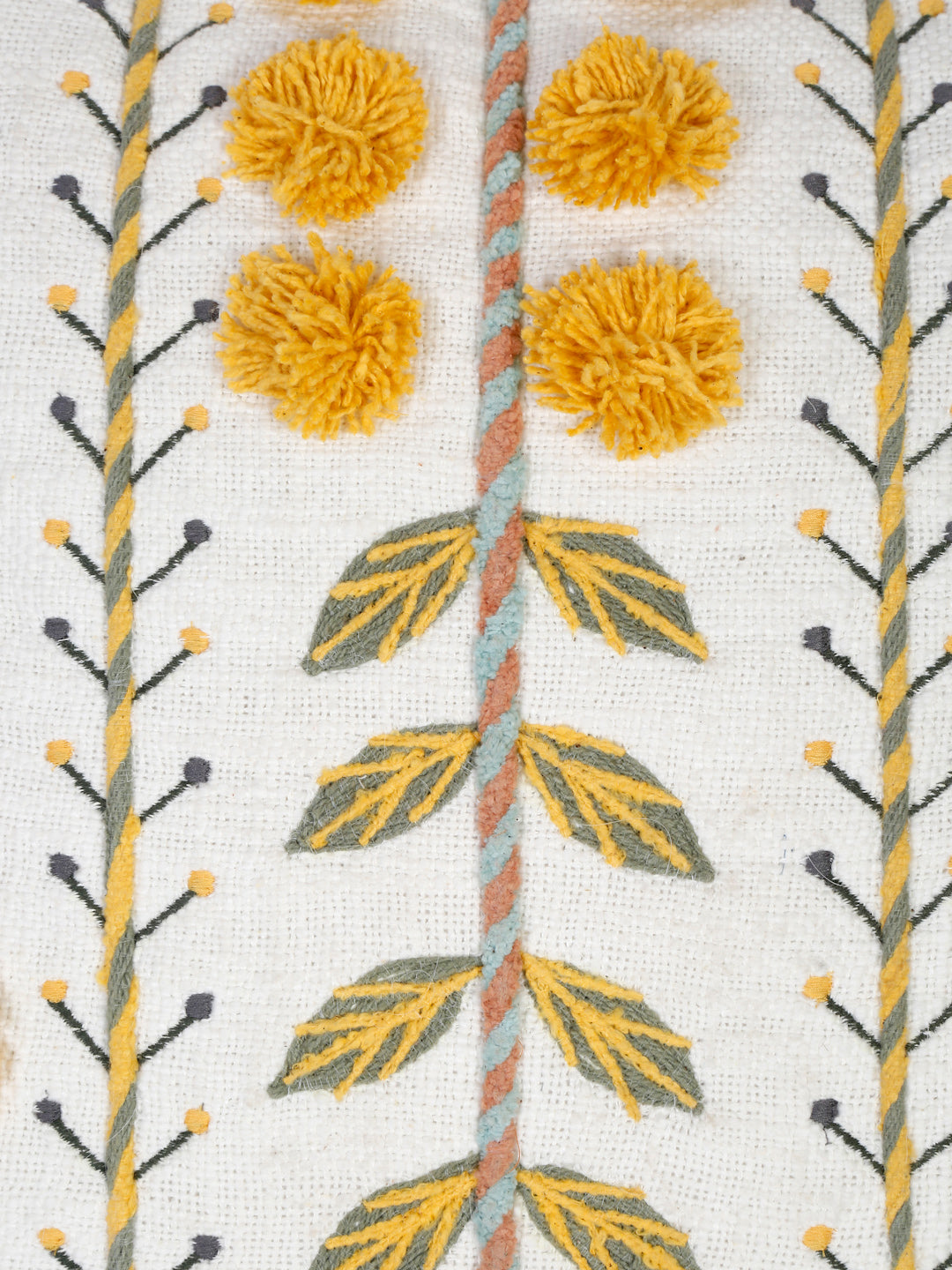 Sunbloom Stitch Cushion Cover