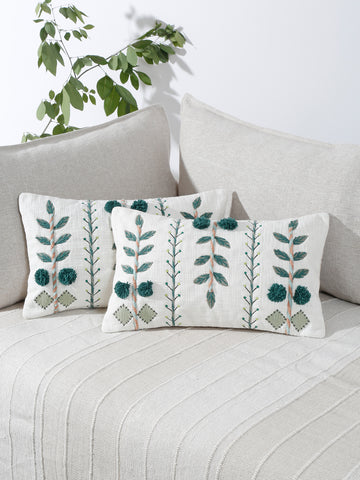 Vireo Emb Cushion Cover