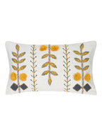 Marigold Bloom Cushion Cover
