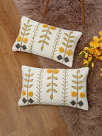 Marigold Bloom Cushion Cover