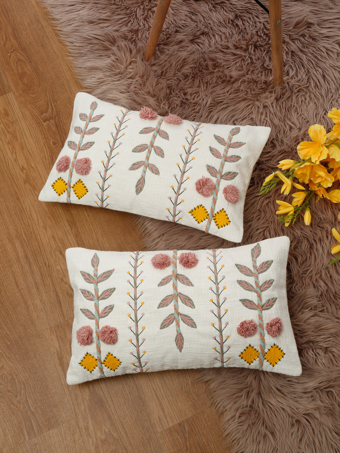 Petalia Blush Cushion Cover