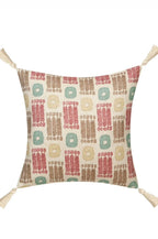 Coral Rhythm Tassel Cushion Covers – Set of 2