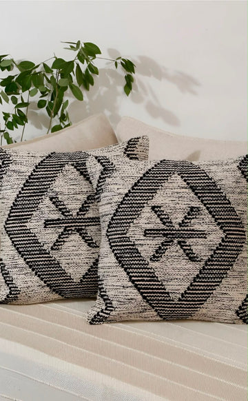 Noir Haven Cushion Cover