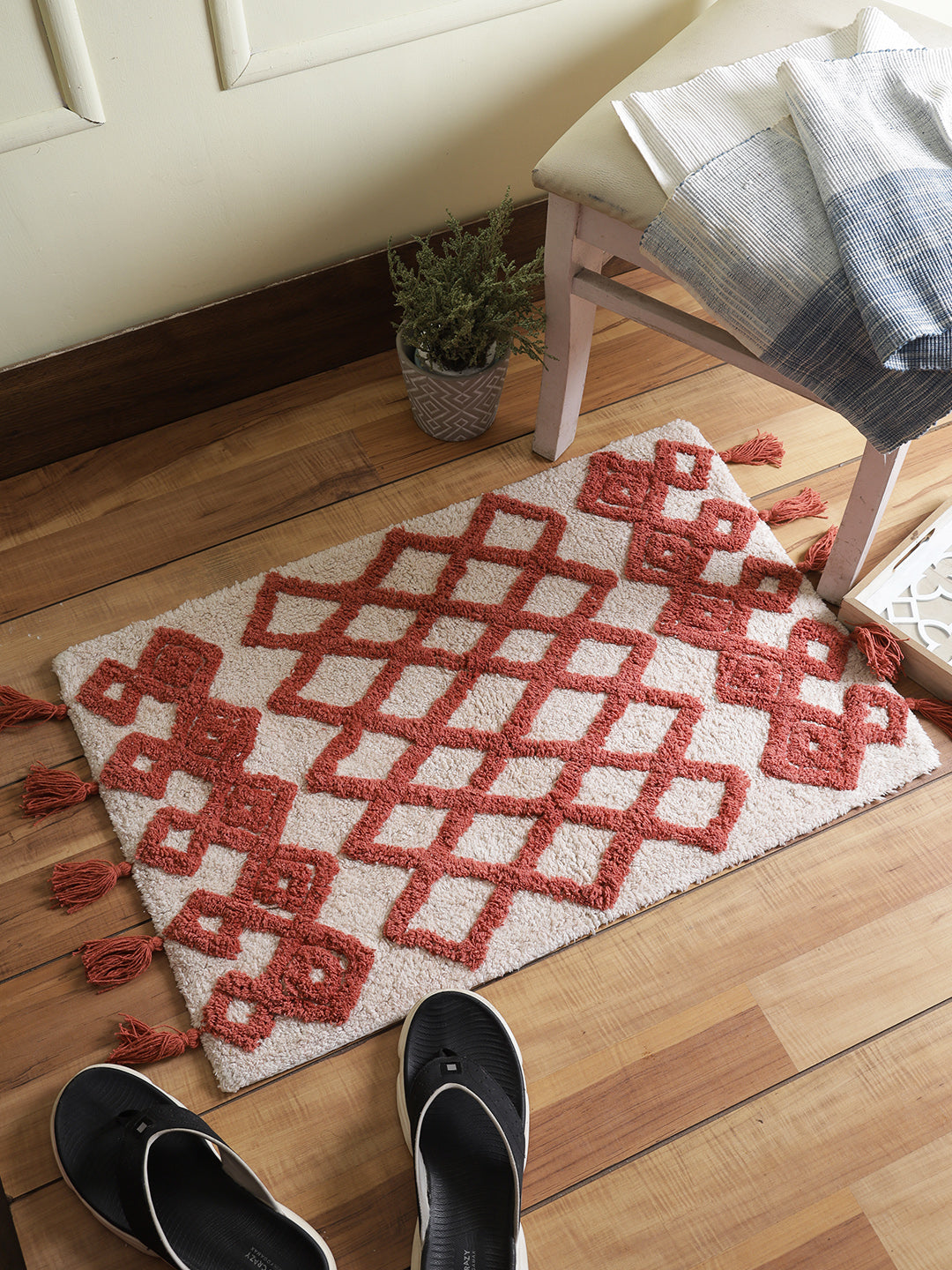 Tassles Boho Tufted Bath mat