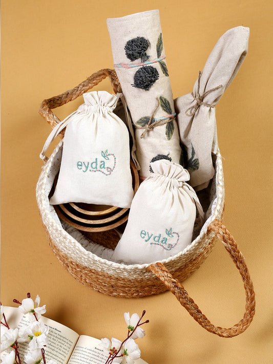 Natural Jute Basket for Gift Hamper