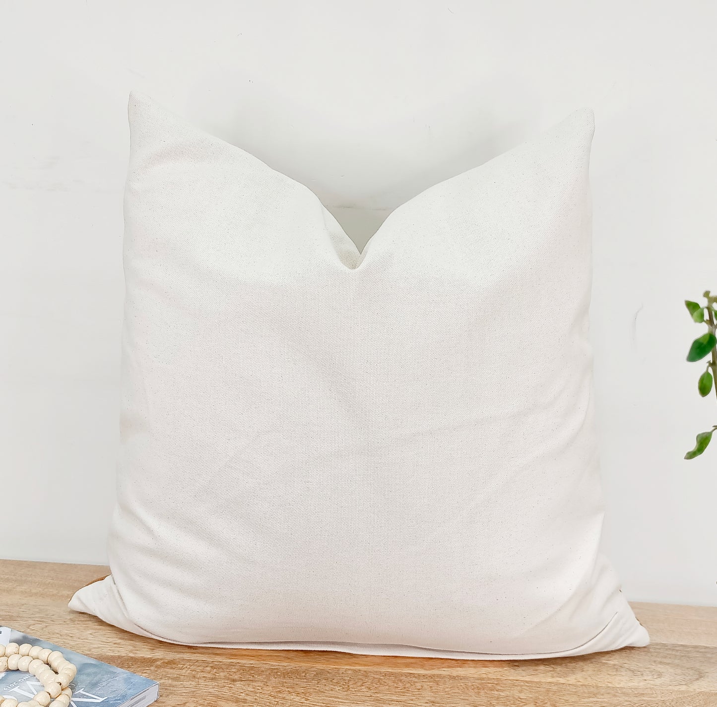 Embroidered Boho Linen Pillow Cover