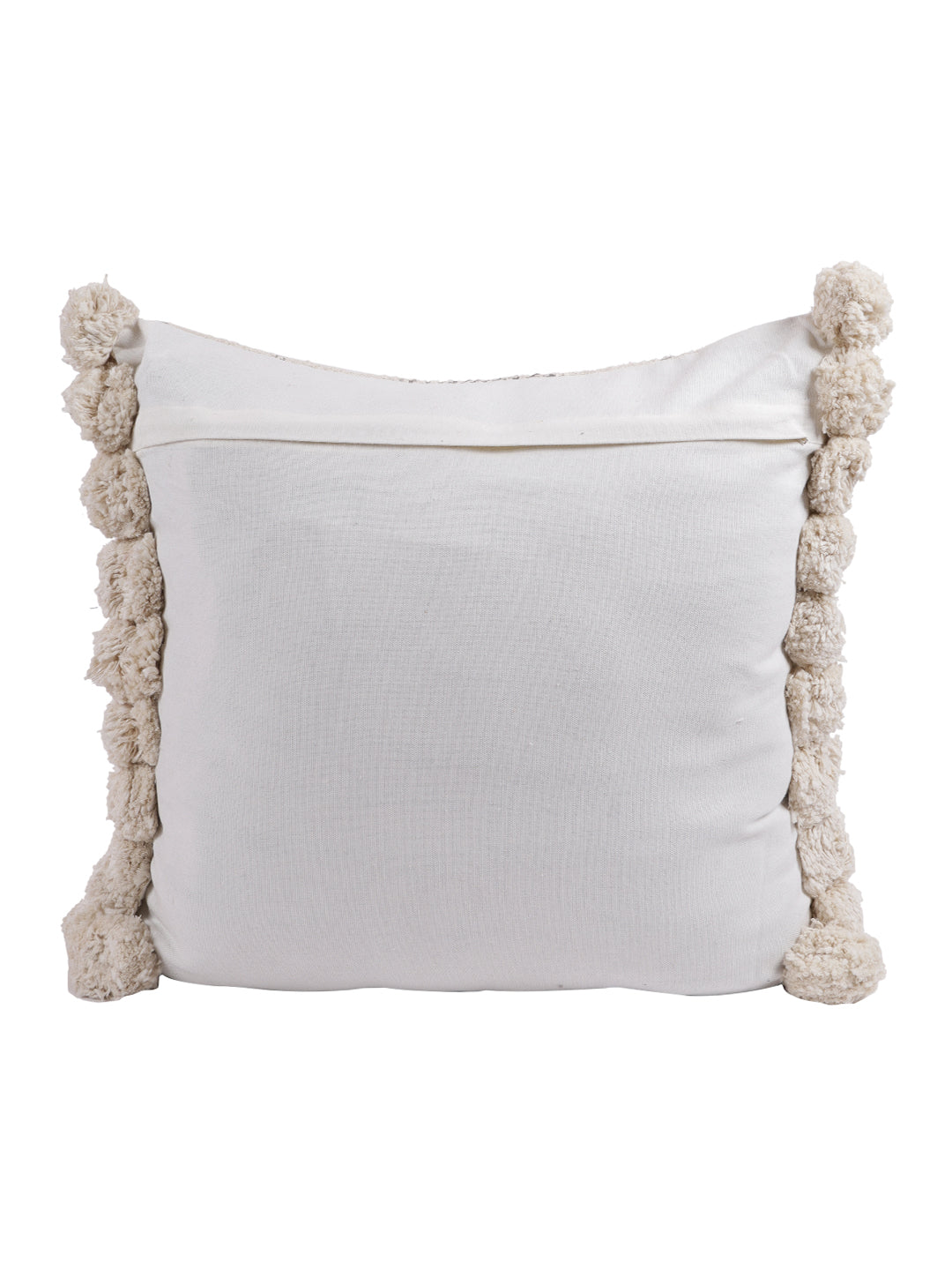 Stripe Pom Pom Pillow Cover