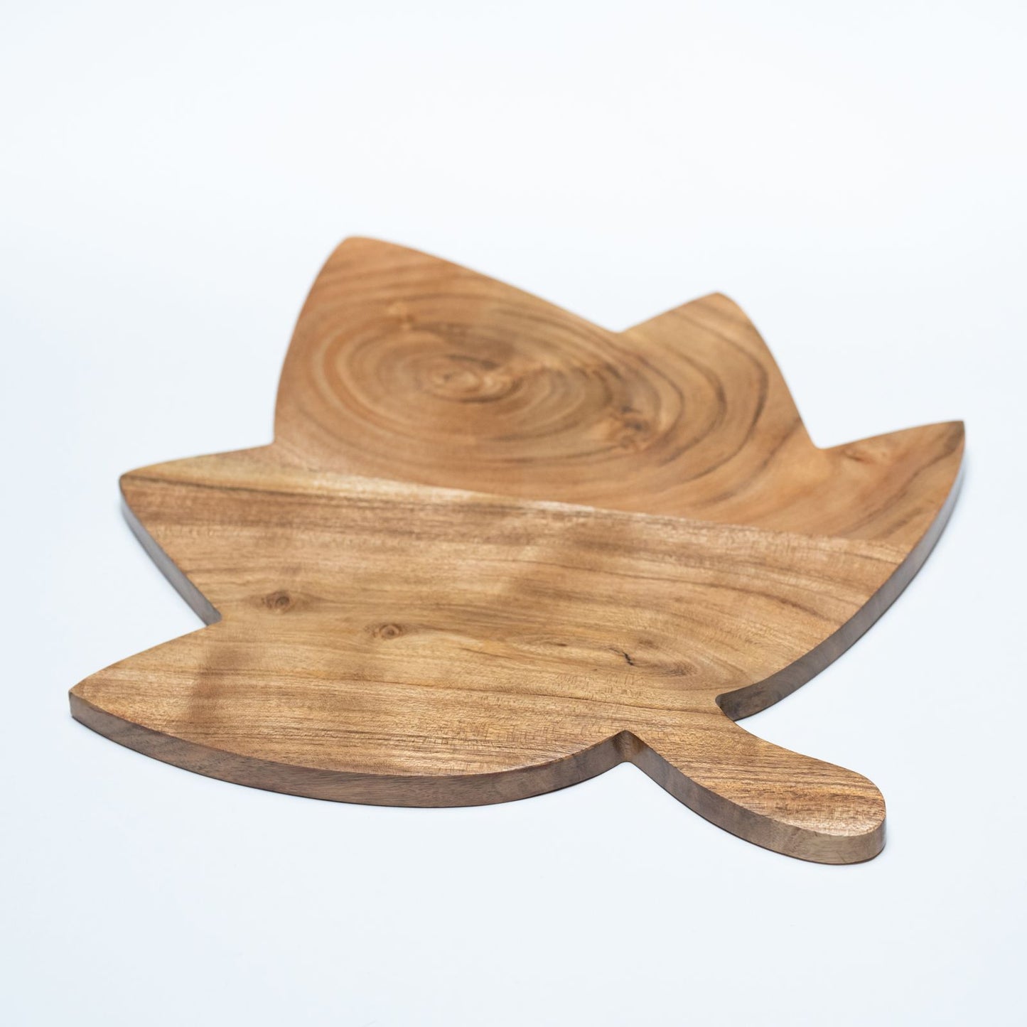 Wooden Leaf shape Cheese Board