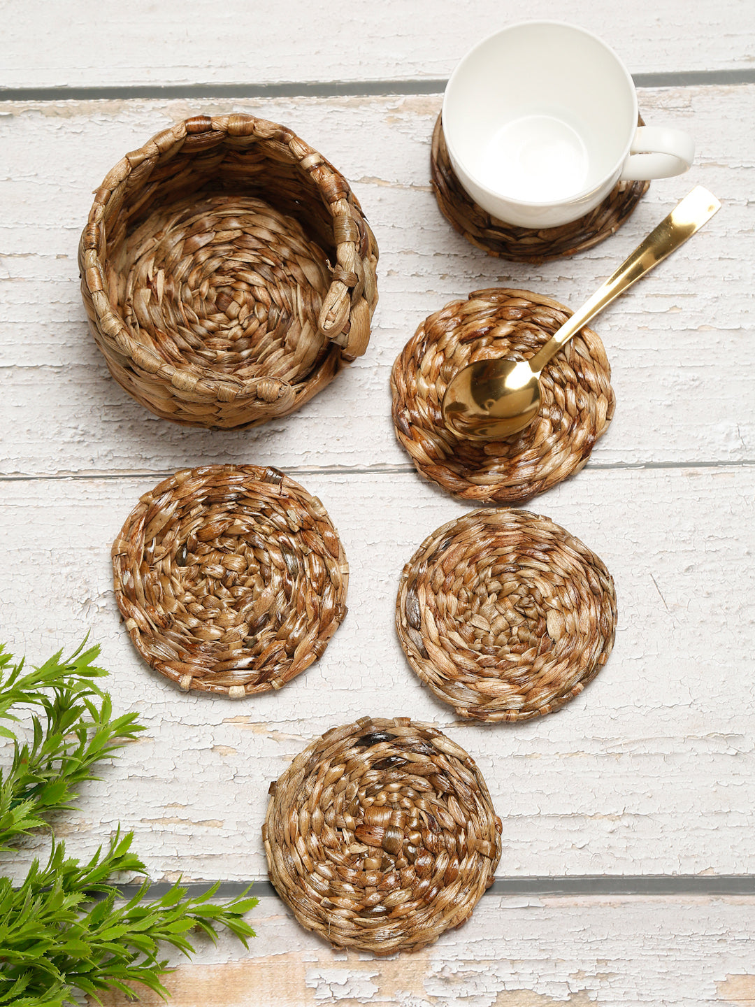 Handmade Natural Seagrass Round Coaster