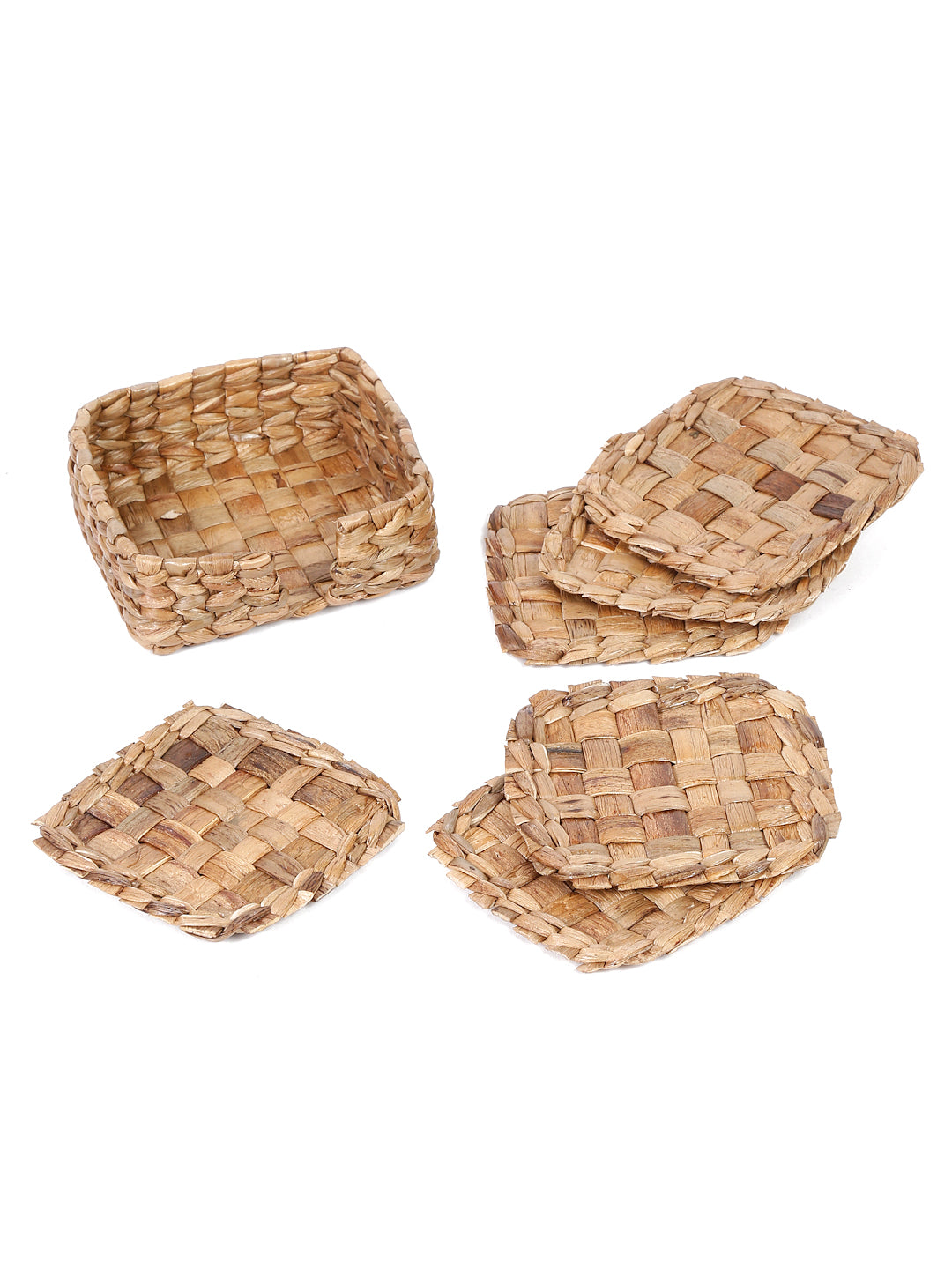 Set of 4 Square Seagrass Coasters