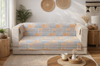 Mosaic Quilted Sofa Cover