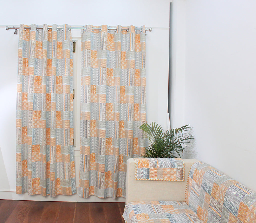 Mosaic Quilted Sofa Cover