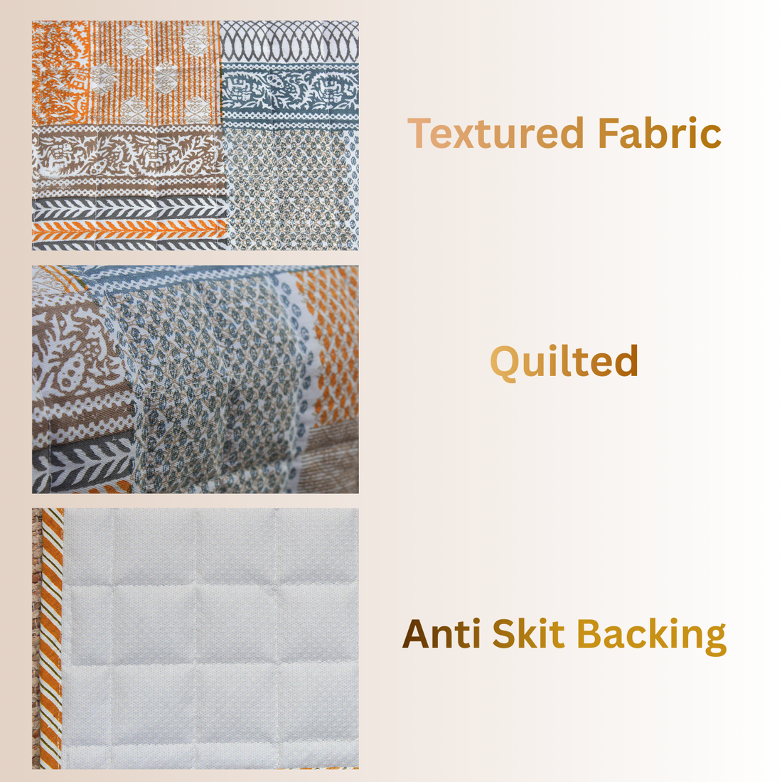 Mosaic Quilted Sofa Cover