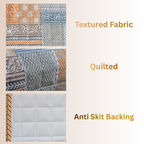 Mosaic Quilted Sofa Cover