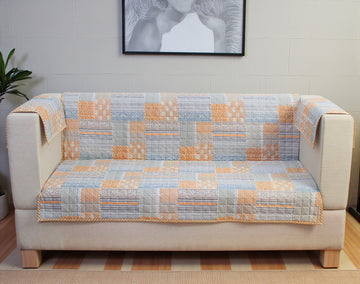 Mosaic Quilted Sofa Cover