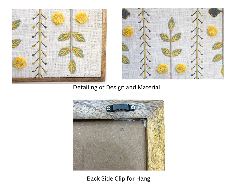 Botanica Embroidered Wall Art