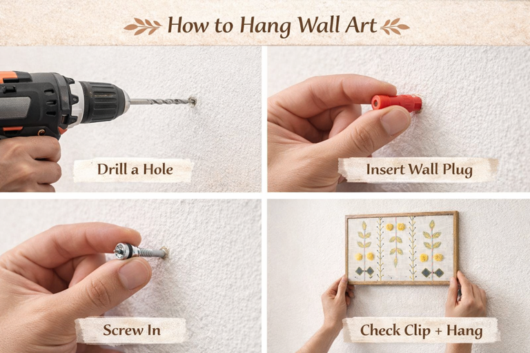 Botanica Embroidered Wall Art