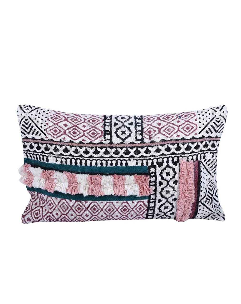Rosy Meadow Cushion Cover