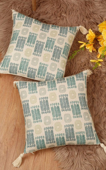 Santorini Tassel Cushion Cover