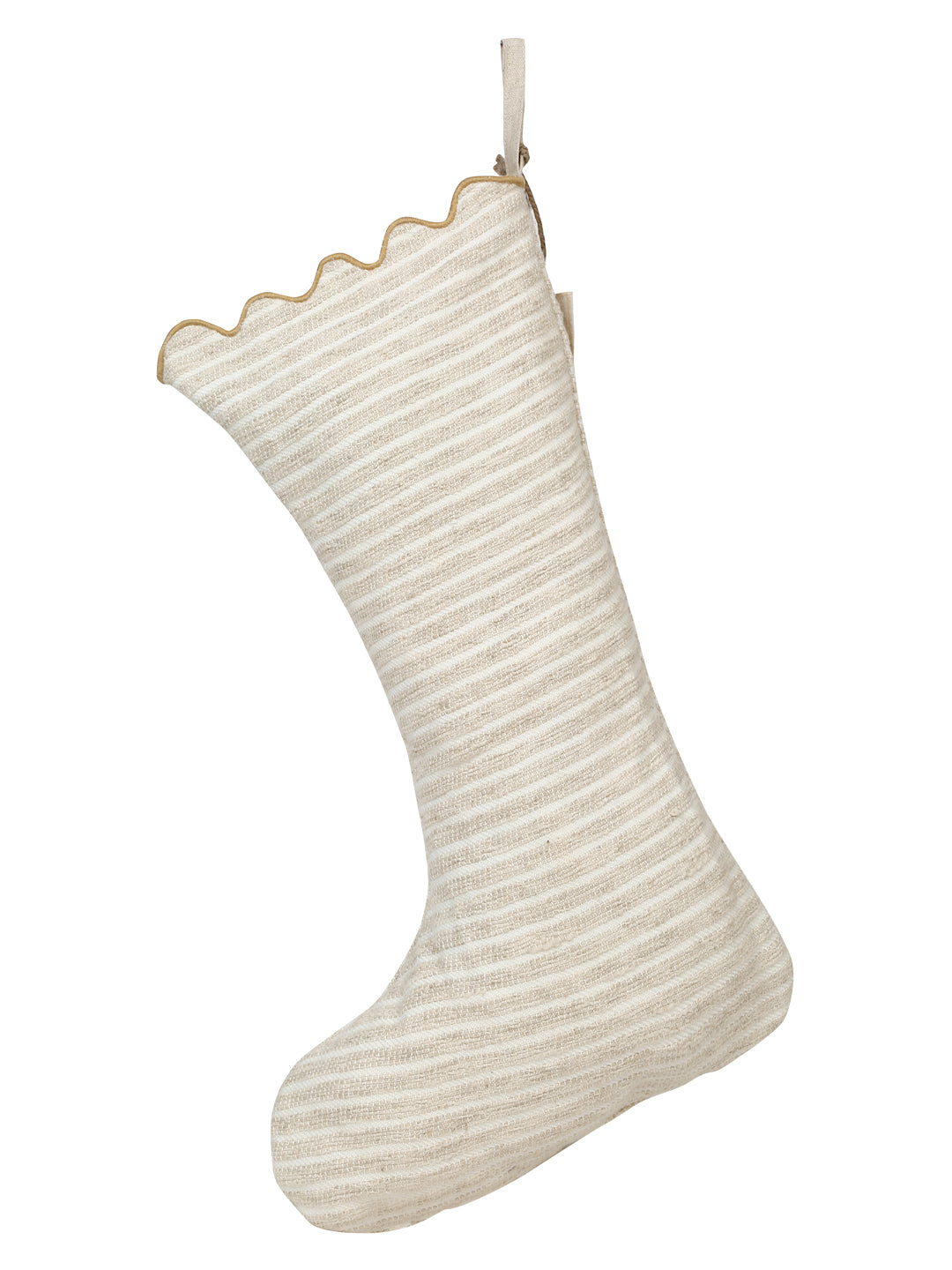 Handmade cotton striped stocking