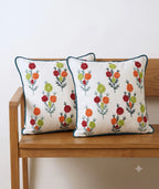 Meadow Bloom Cushion Covers – Set of 2