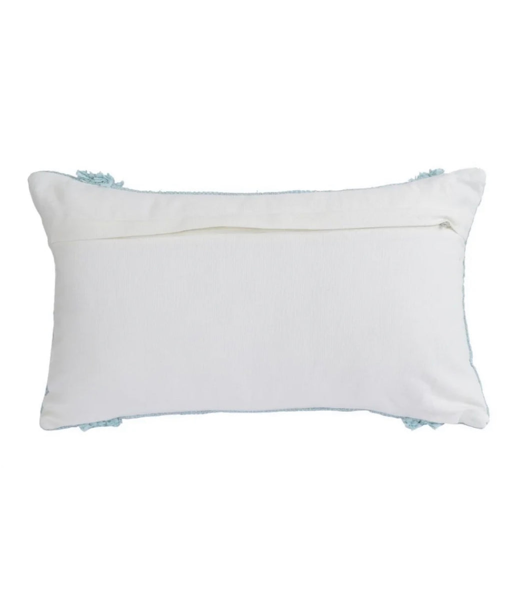 Blue Mist Tufted Cushion Cover – Set of 2