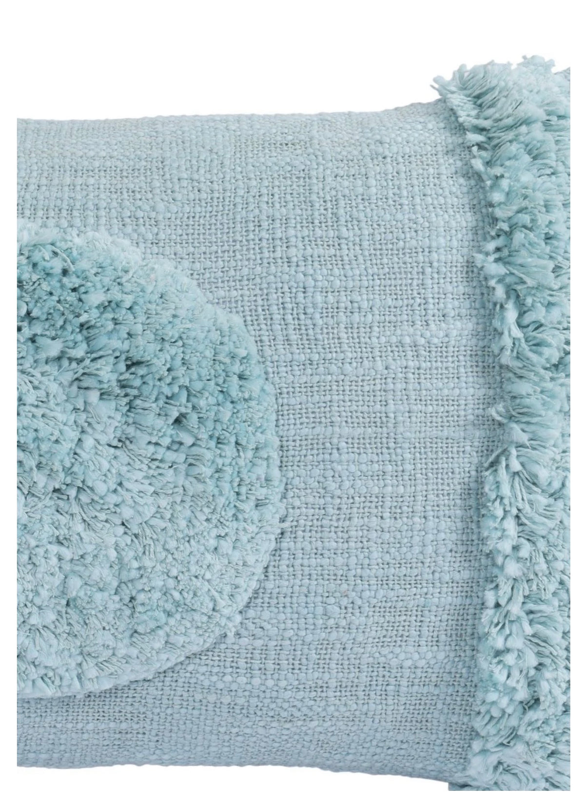 Blue Mist Tufted Cushion Cover – Set of 2