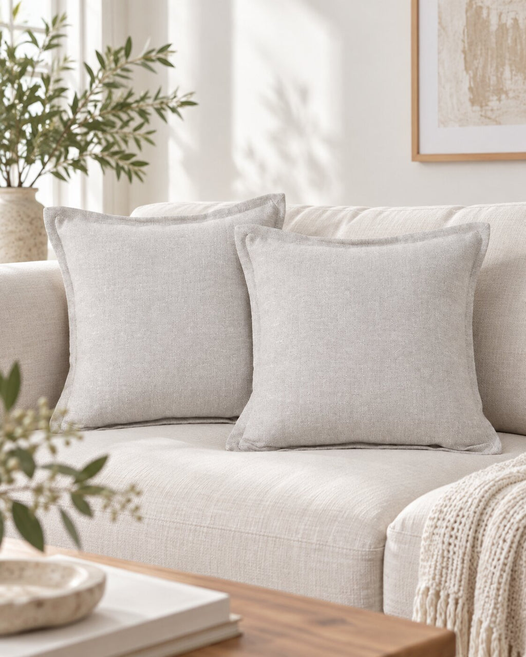 Silver Mist Cushion Cover – Set of 2