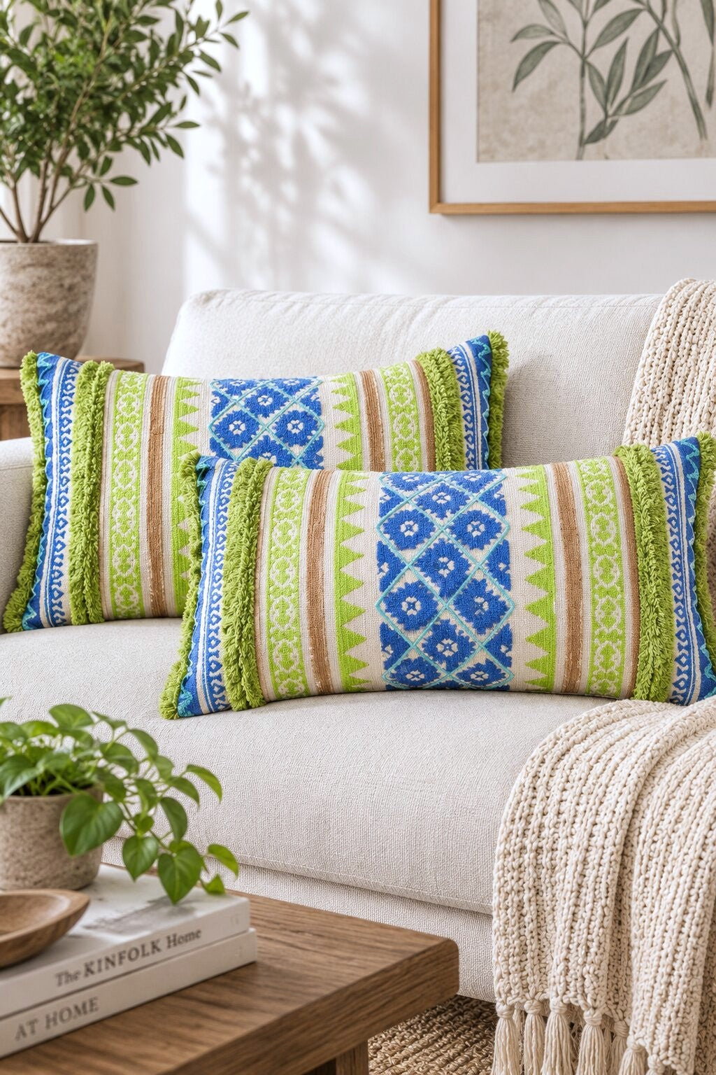Azure Nomad Cushion Cover – Set of 2