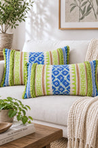 Azure Nomad Cushion Cover – Set of 2