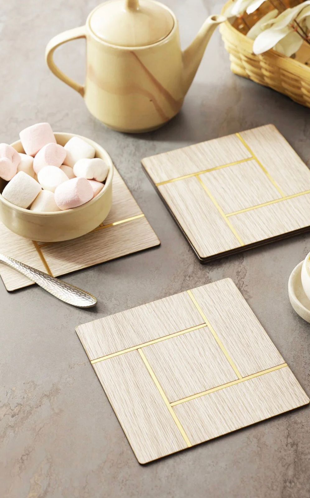 Timber Table Coasters