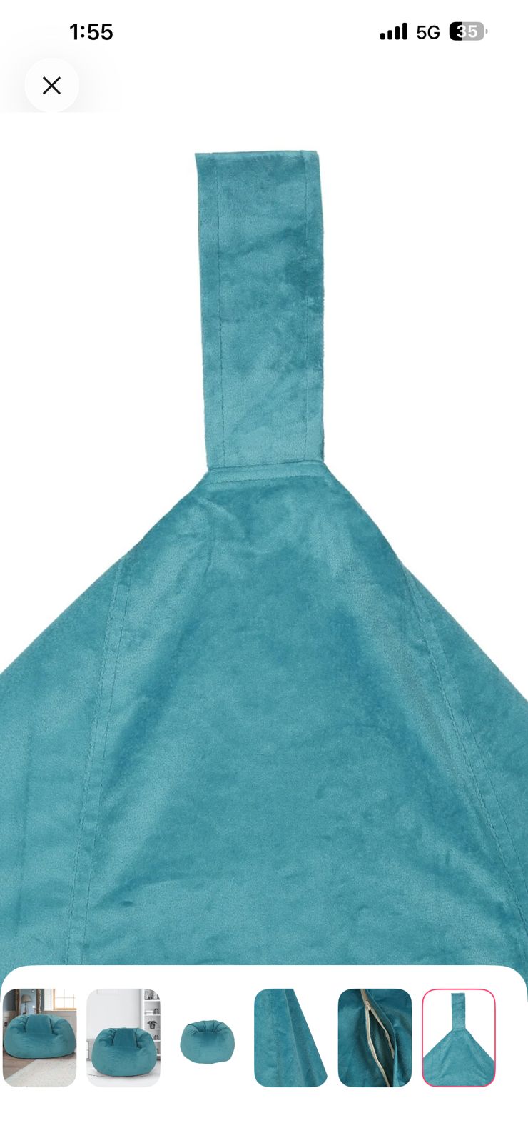 Coastal Calm Bean Bag Cover
