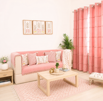 Rosewood Retreat Living Room Setup