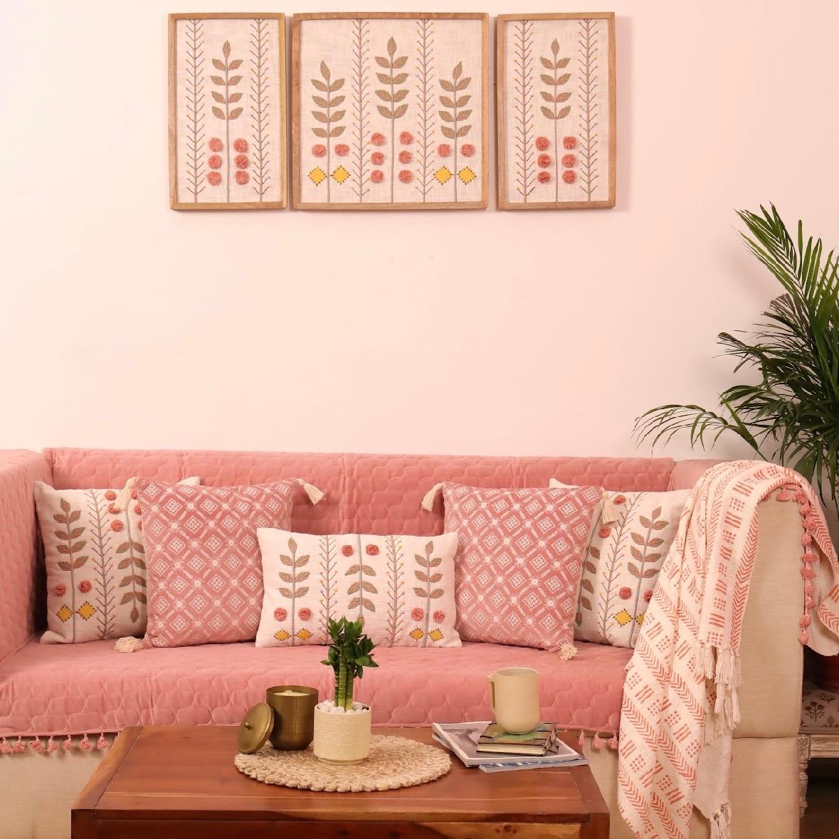 Rosewood Retreat Living Room Setup