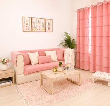 Blush Harmony Living Room Setup