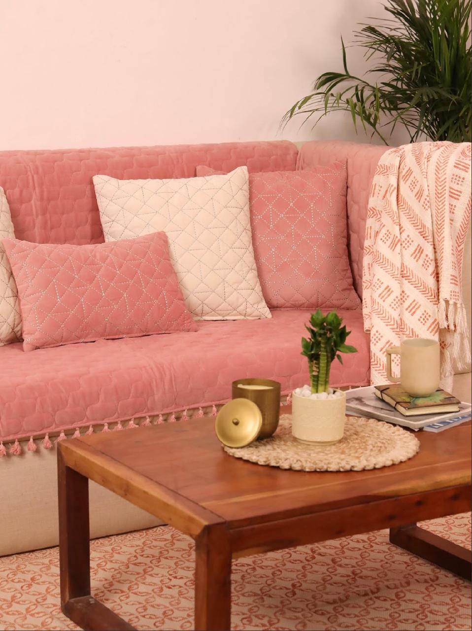 Blush Harmony Living Room Setup