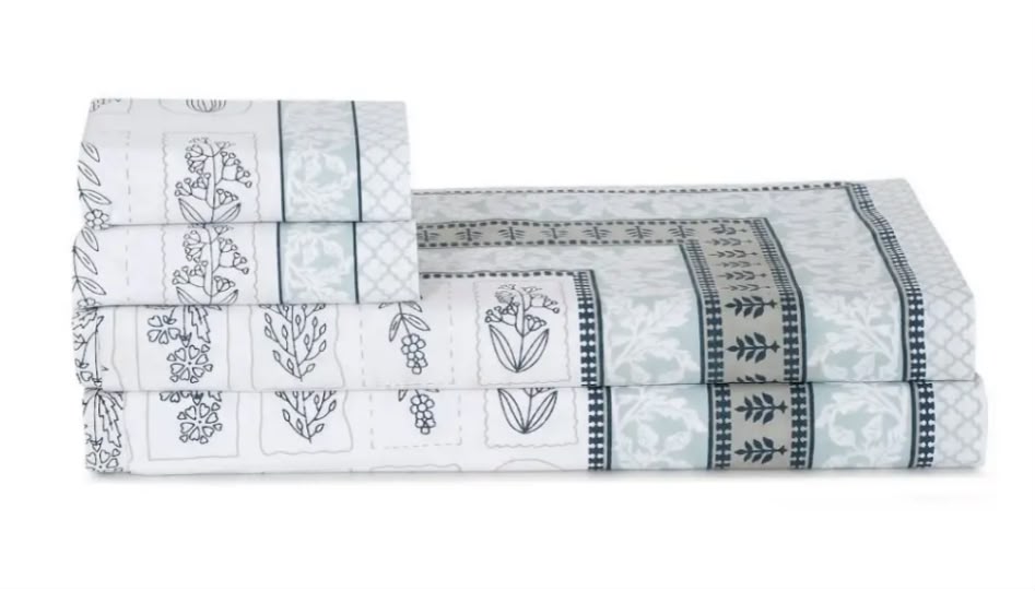 Ivory Meadow Bedsheet Set