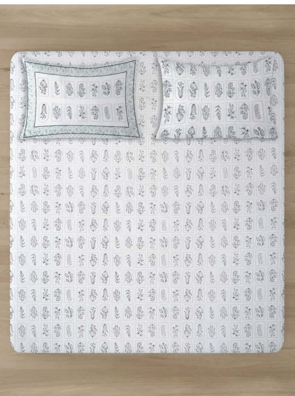 Ivory Meadow Bedsheet Set