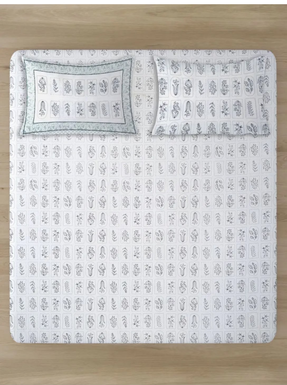 Ivory Meadow Bedsheet Set