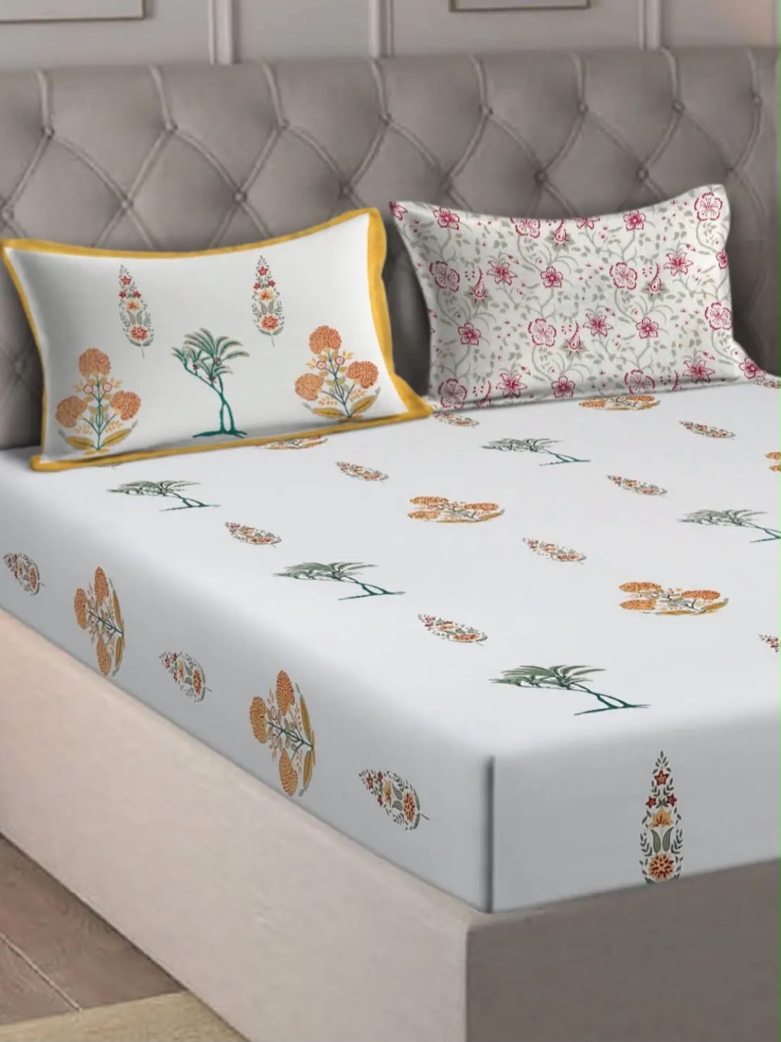 Snowbloom Bedsheet Set