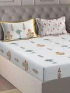 Snowbloom Bedsheet Set