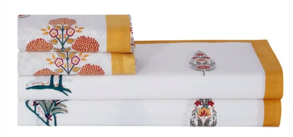 Snowbloom Bedsheet Set
